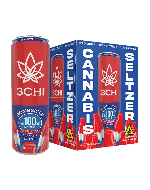 Delta 9 THC Seltzers – Sugar Free – 100mg - Image 3